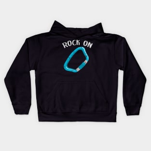 Rock on distressed logo Kids Hoodie